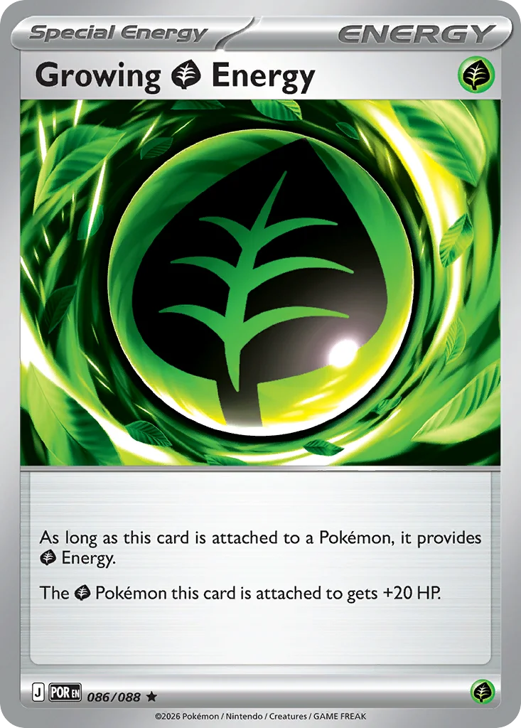 Growing Grass Energy 086/088 Rare
