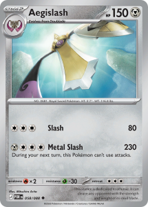 Aegislash 058/088 Uncommon