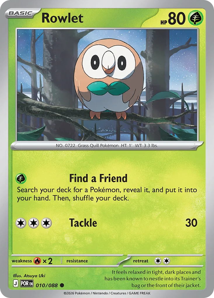 Rowlet 010/088 Common