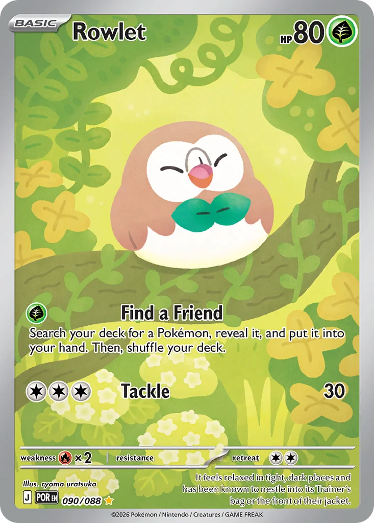 Rowlet 090/088 Illustration rare