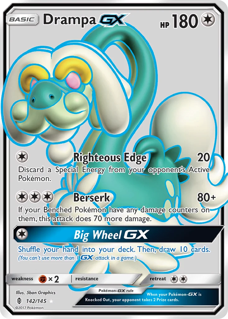 Drampa-GX 142/ Rare ultra