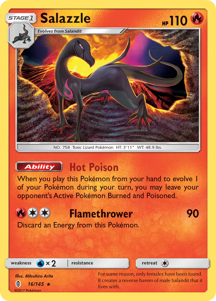 Salazzle 016/ Rare