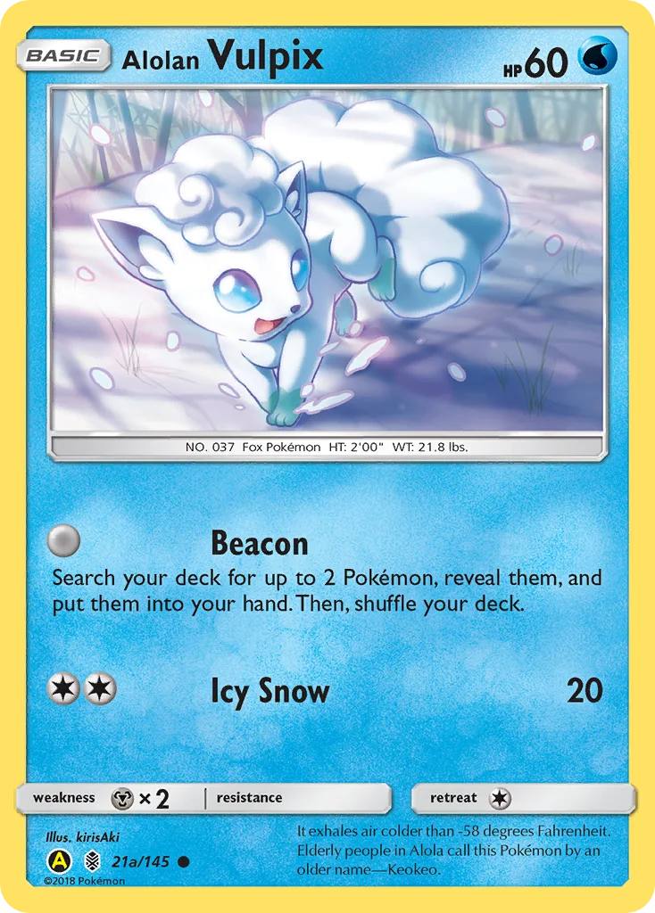 Alolan Vulpix 21a/ Common