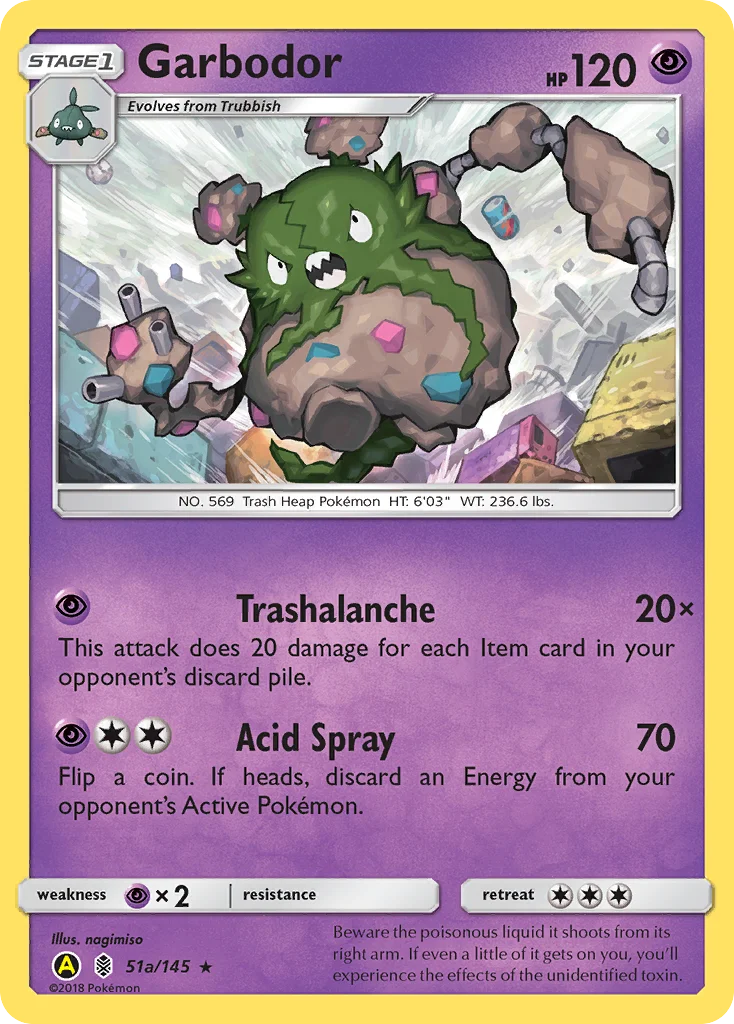 Garbodor 51a/ Rare