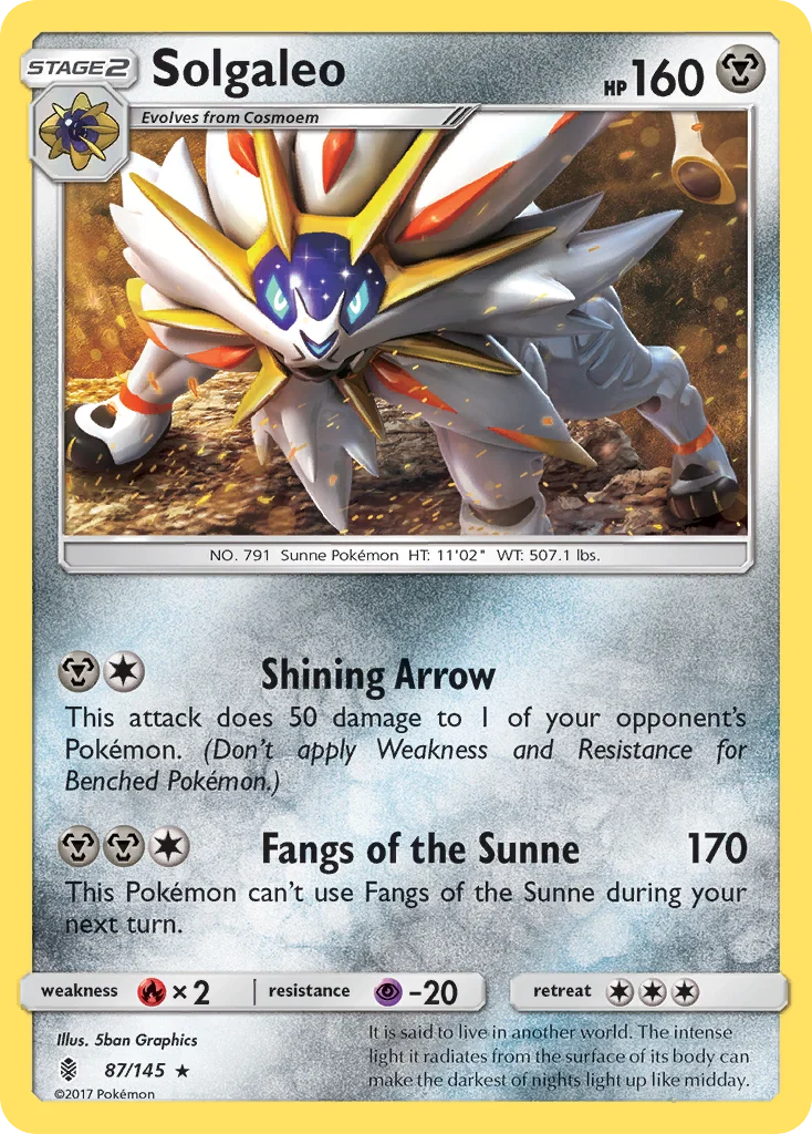 Solgaleo 087/145 Rare