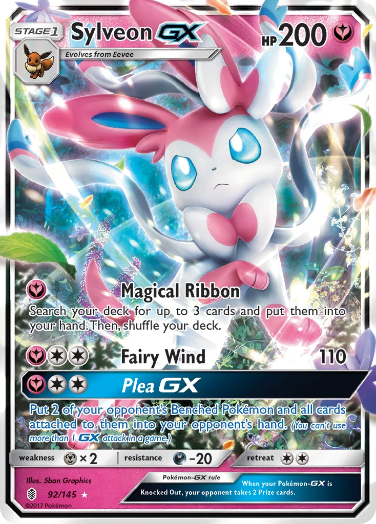 Sylveon-GX 092/ Rare holo gx
