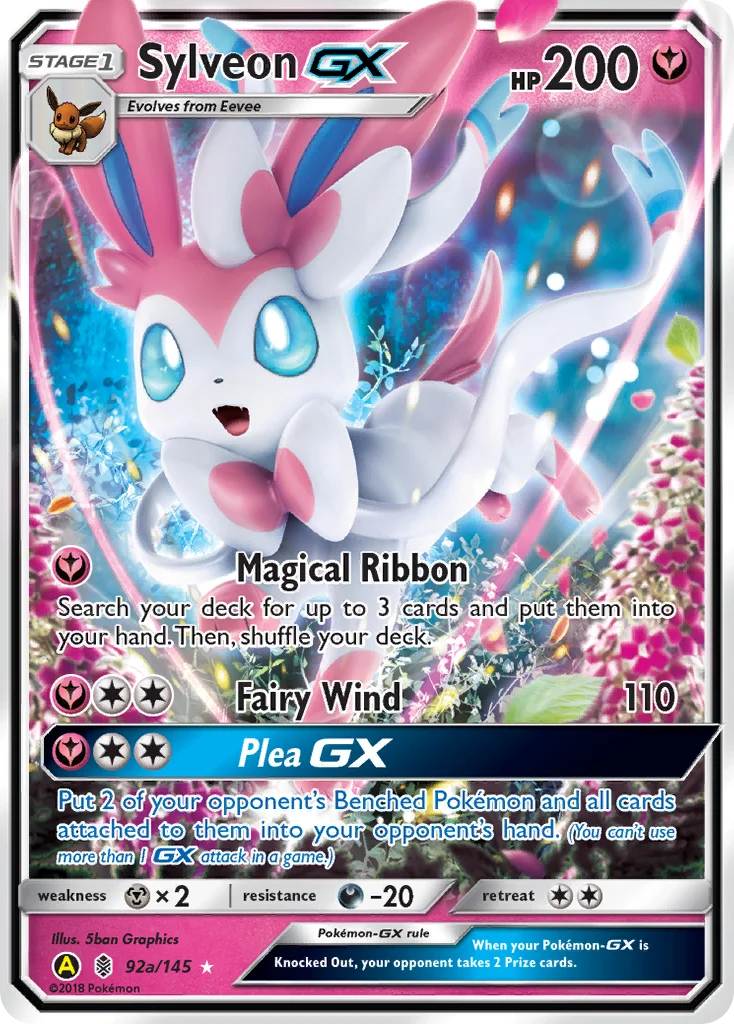 Sylveon-GX 92a/ Rare holo gx