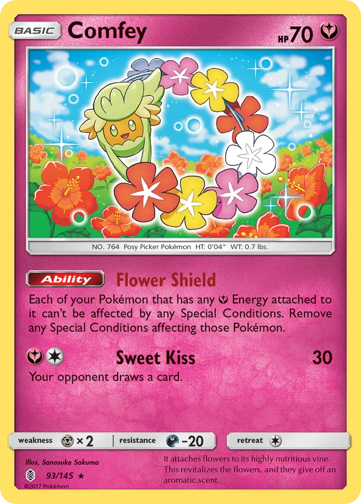 Comfey 093/ Rare holo