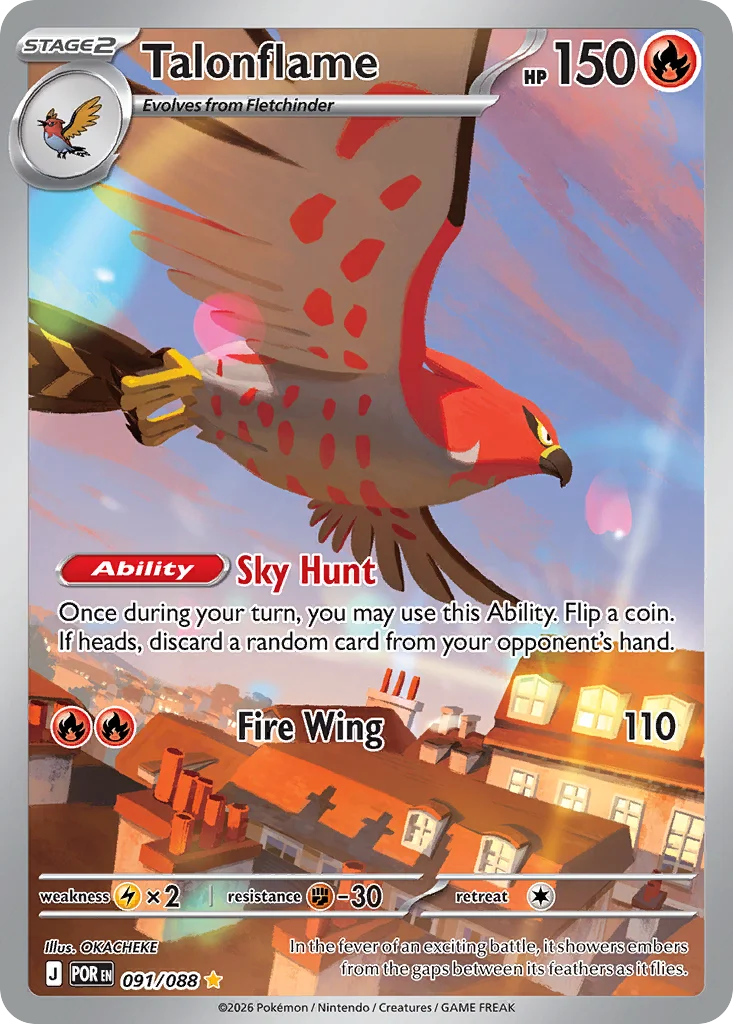 Talonflame 091/088 Illustration rare