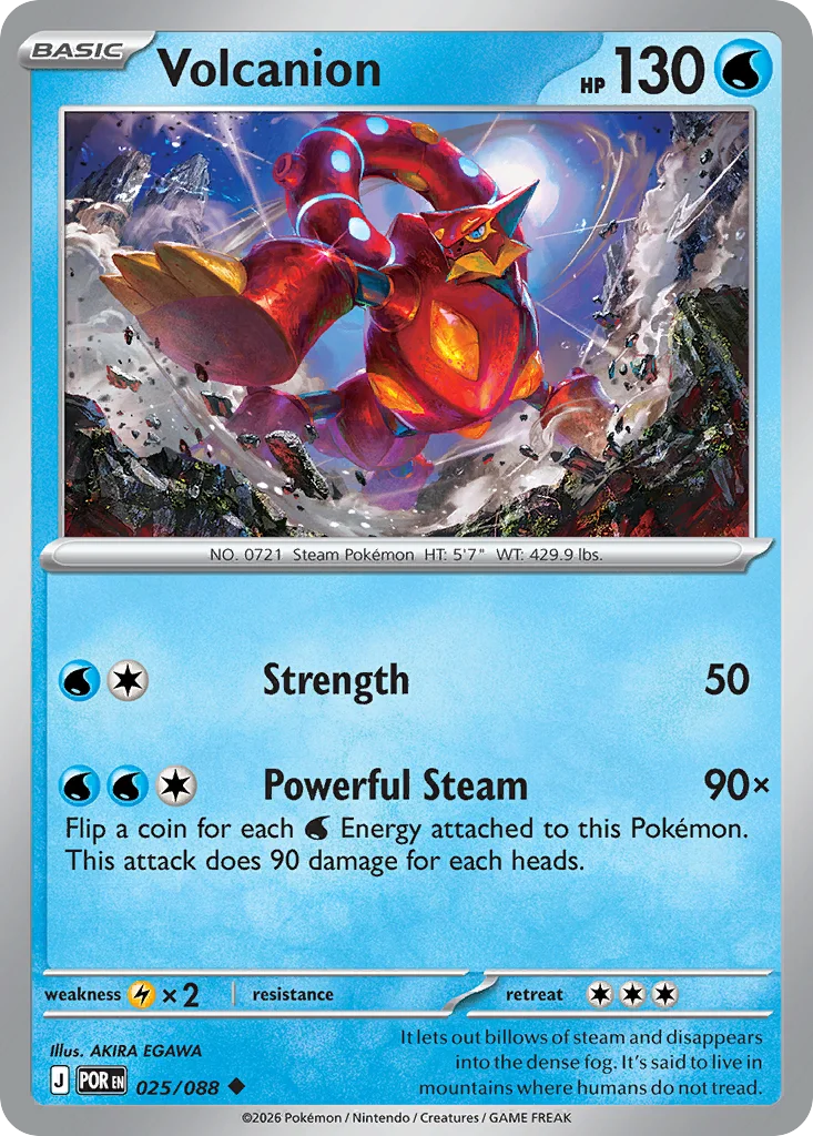 Volcanion 025/088 Uncommon