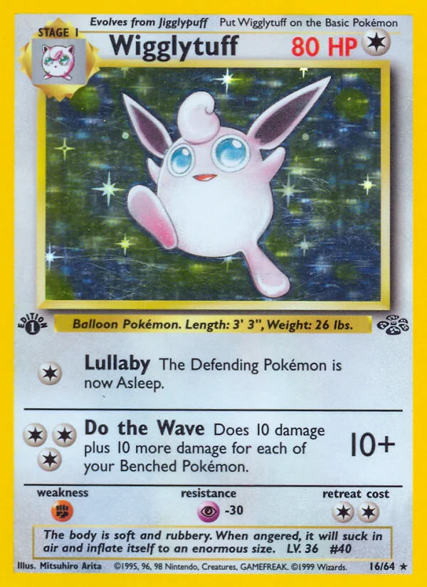 Wigglytuff 16/64 Rare holo