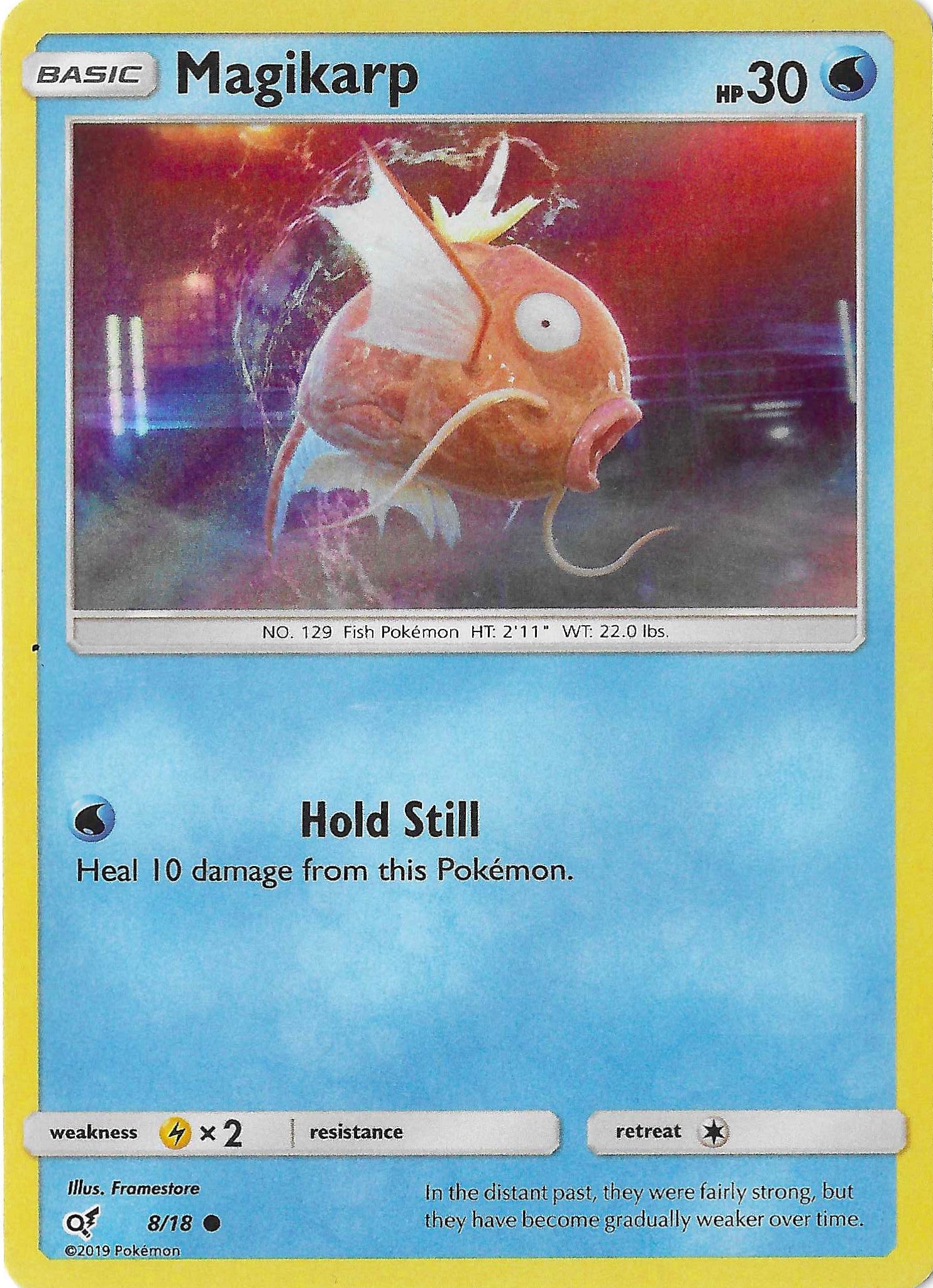 Magikarp 8/18 SM Detective Pikachu Holo LP