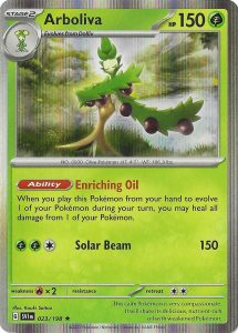 Arboliva 023/198 SV Base Set Rare Line Holo NM