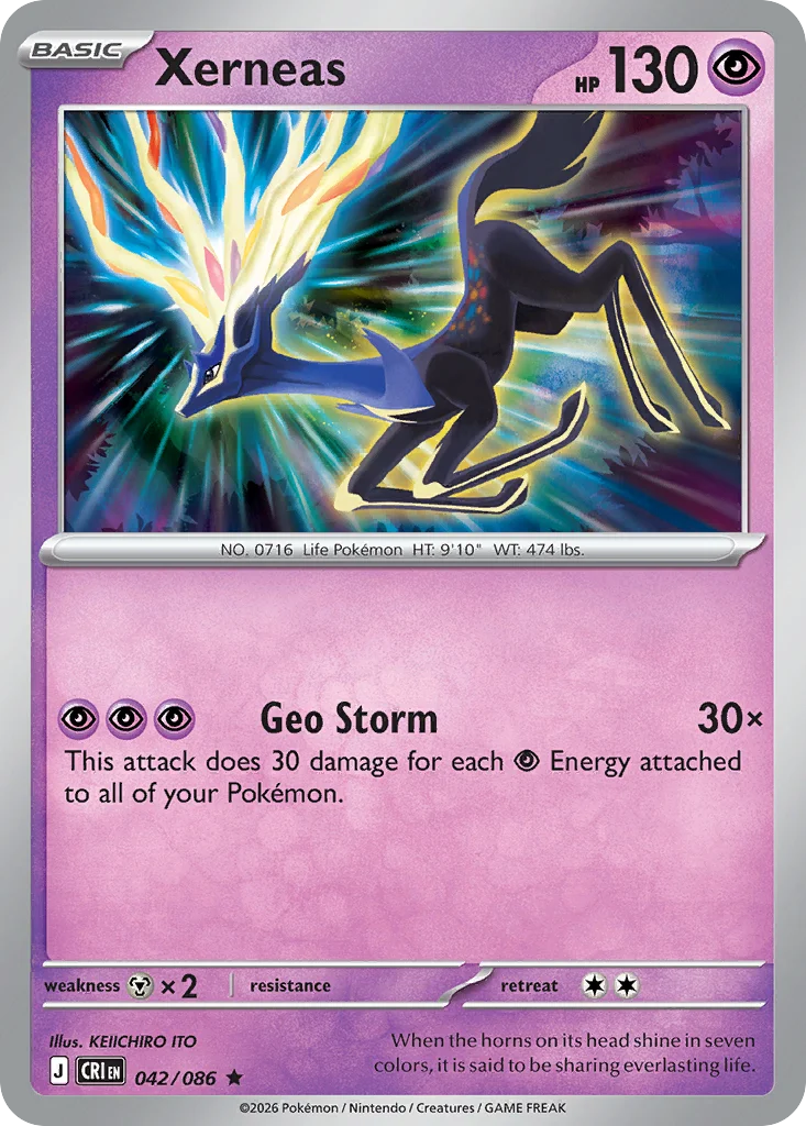 Xerneas 042/086 Rare