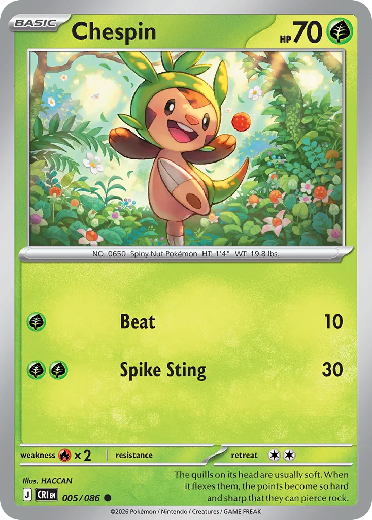 Chespin 005/086 Common